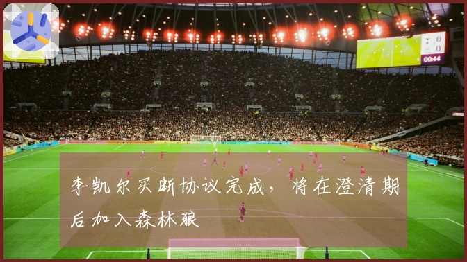 李凯尔买断协议完成，将在澄清期后加入森林狼